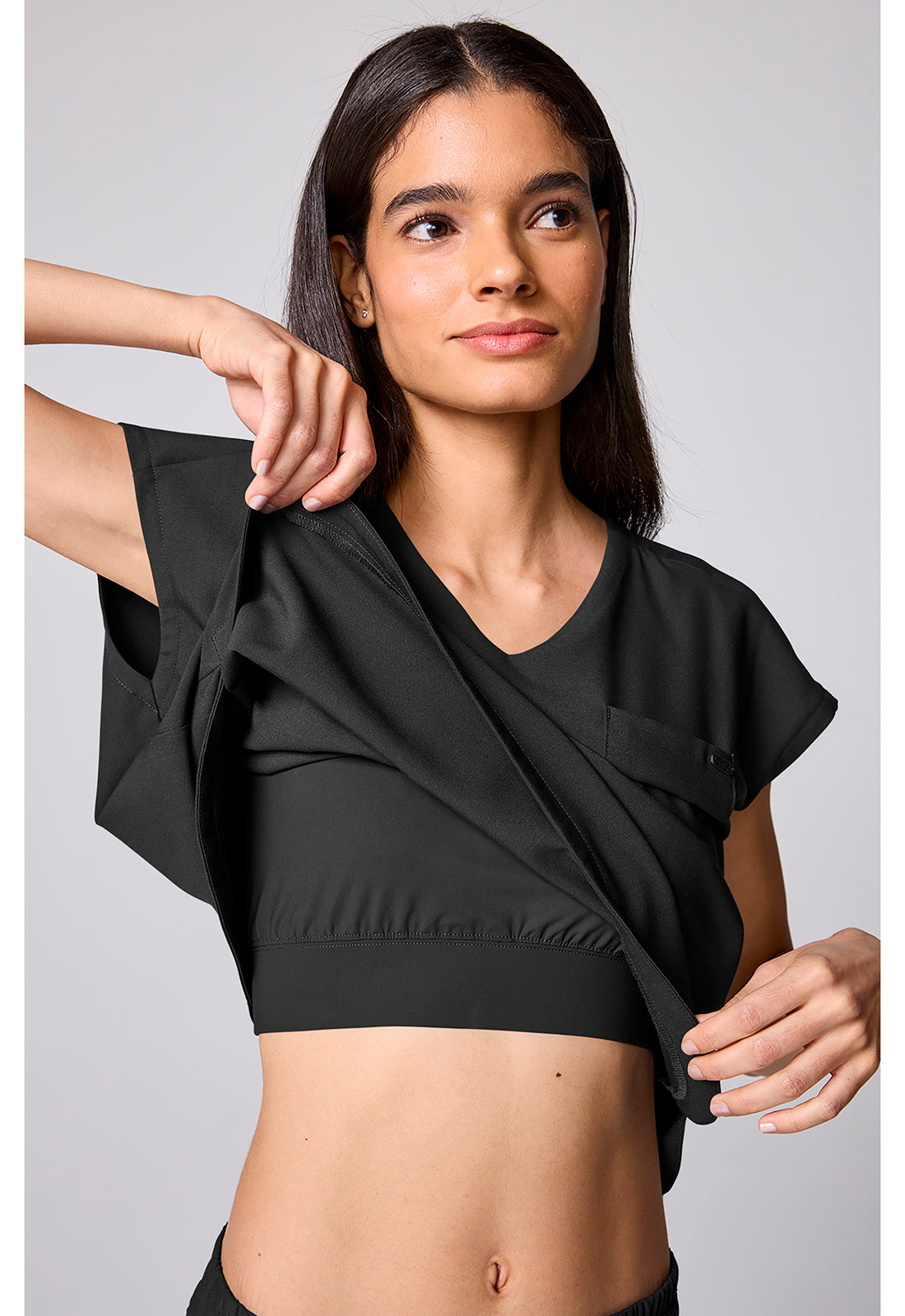 Built In Bra Dolman Top