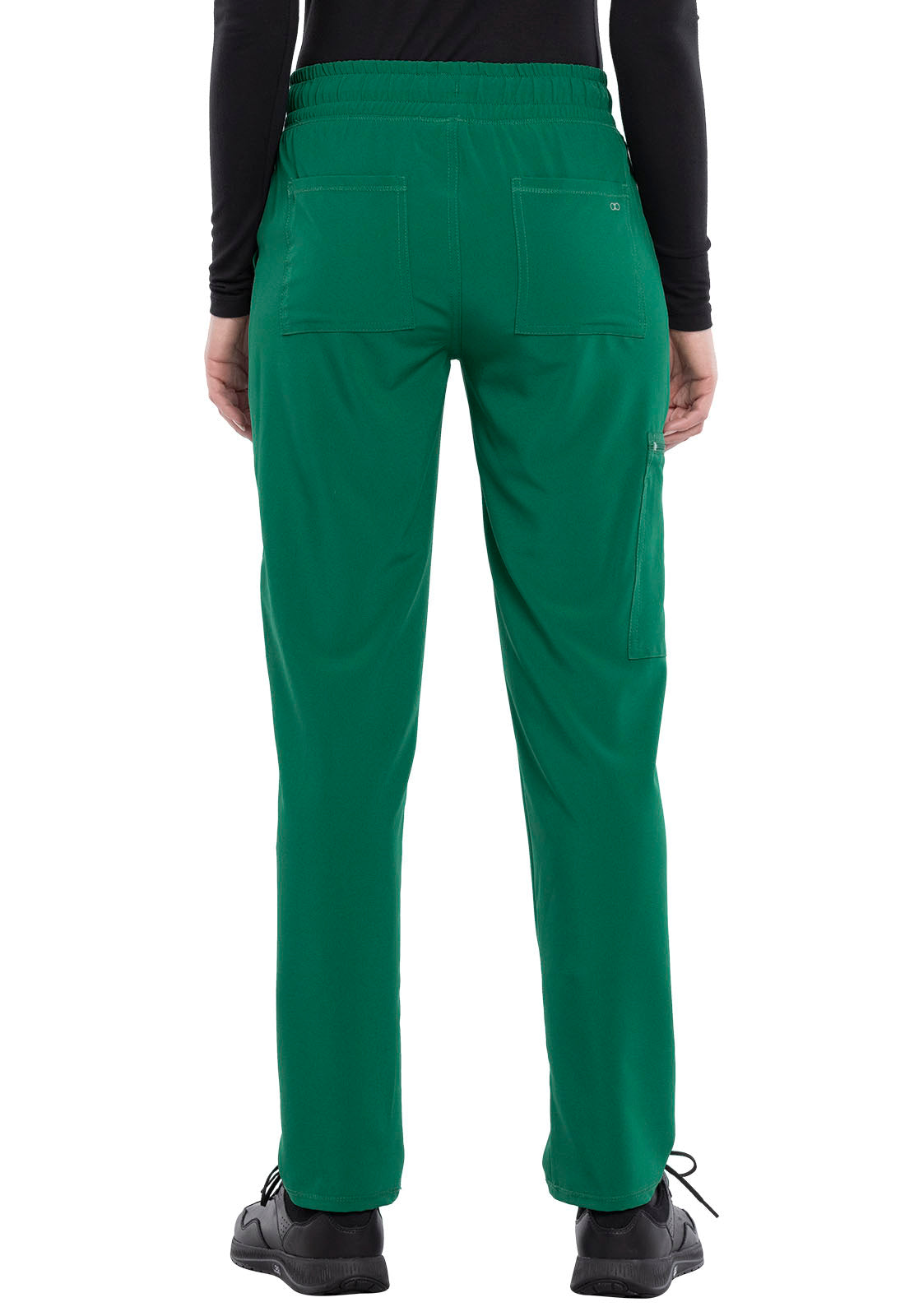 Mid Rise Drawstring Tapered Leg Pant