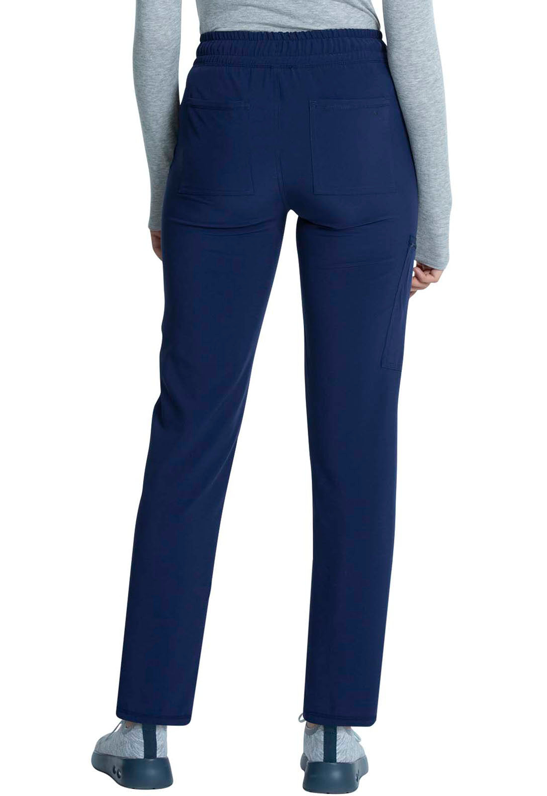 Mid Rise Drawstring Tapered Leg Pant