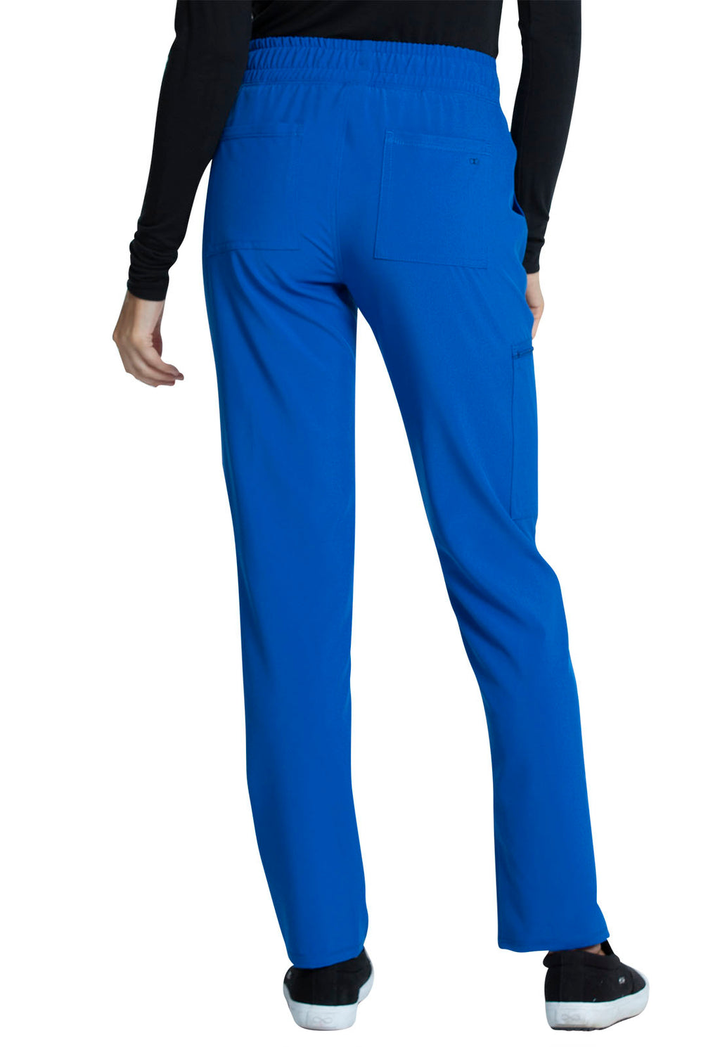 Mid Rise Drawstring Tapered Leg Pant