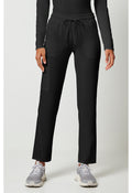Mid Rise Drawstring Tapered Leg Pant