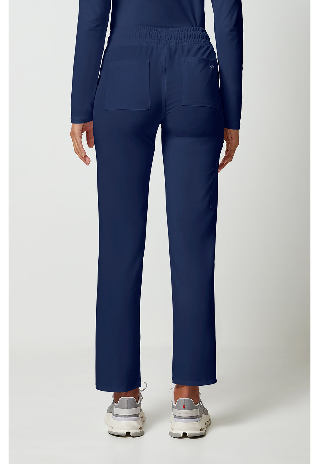 Mid Rise Drawstring Tapered Leg Pant