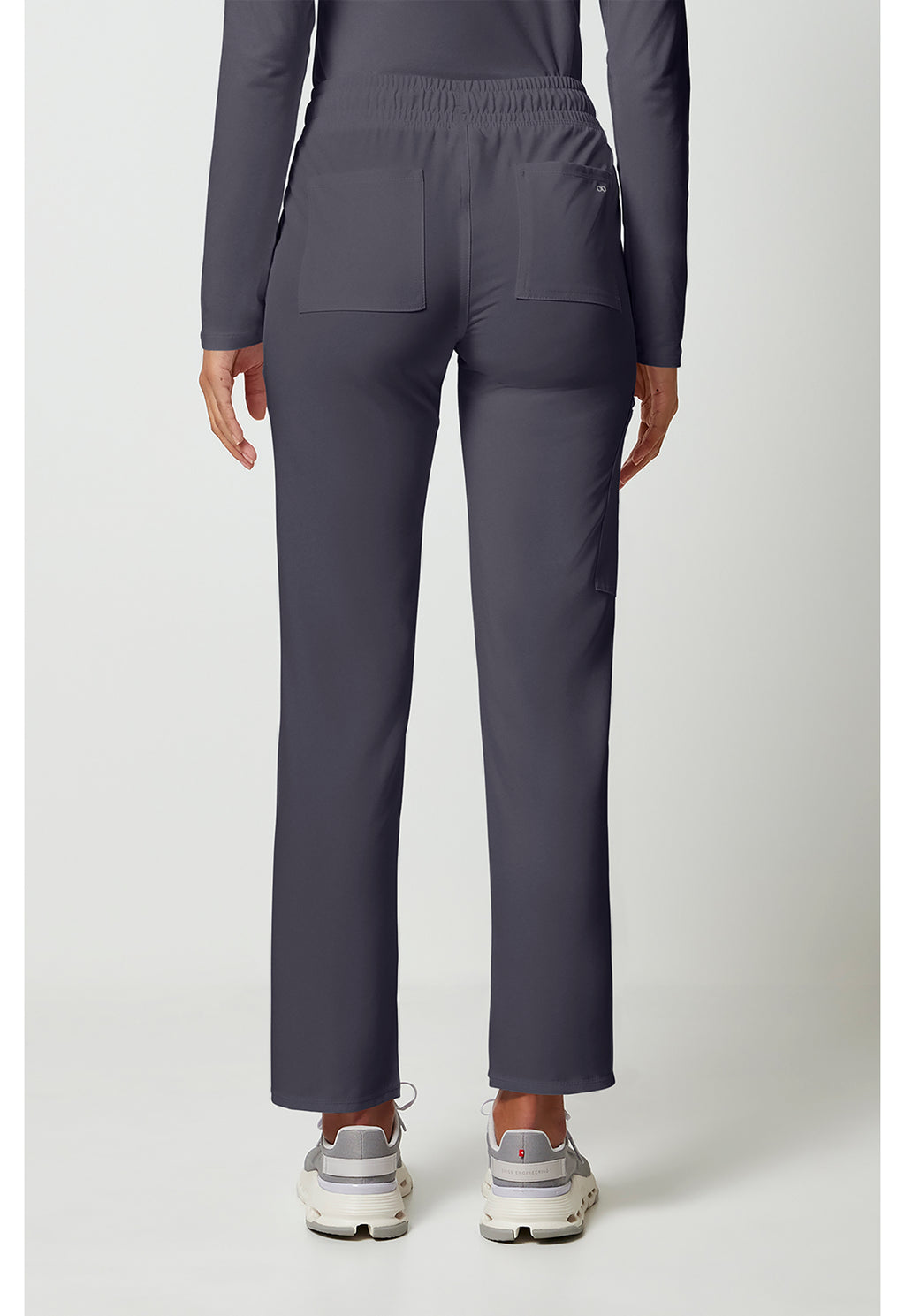 Mid Rise Drawstring Tapered Leg Pant