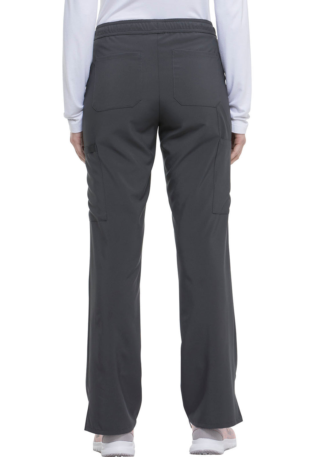 Mid Rise Straight Leg Drawstring Pant