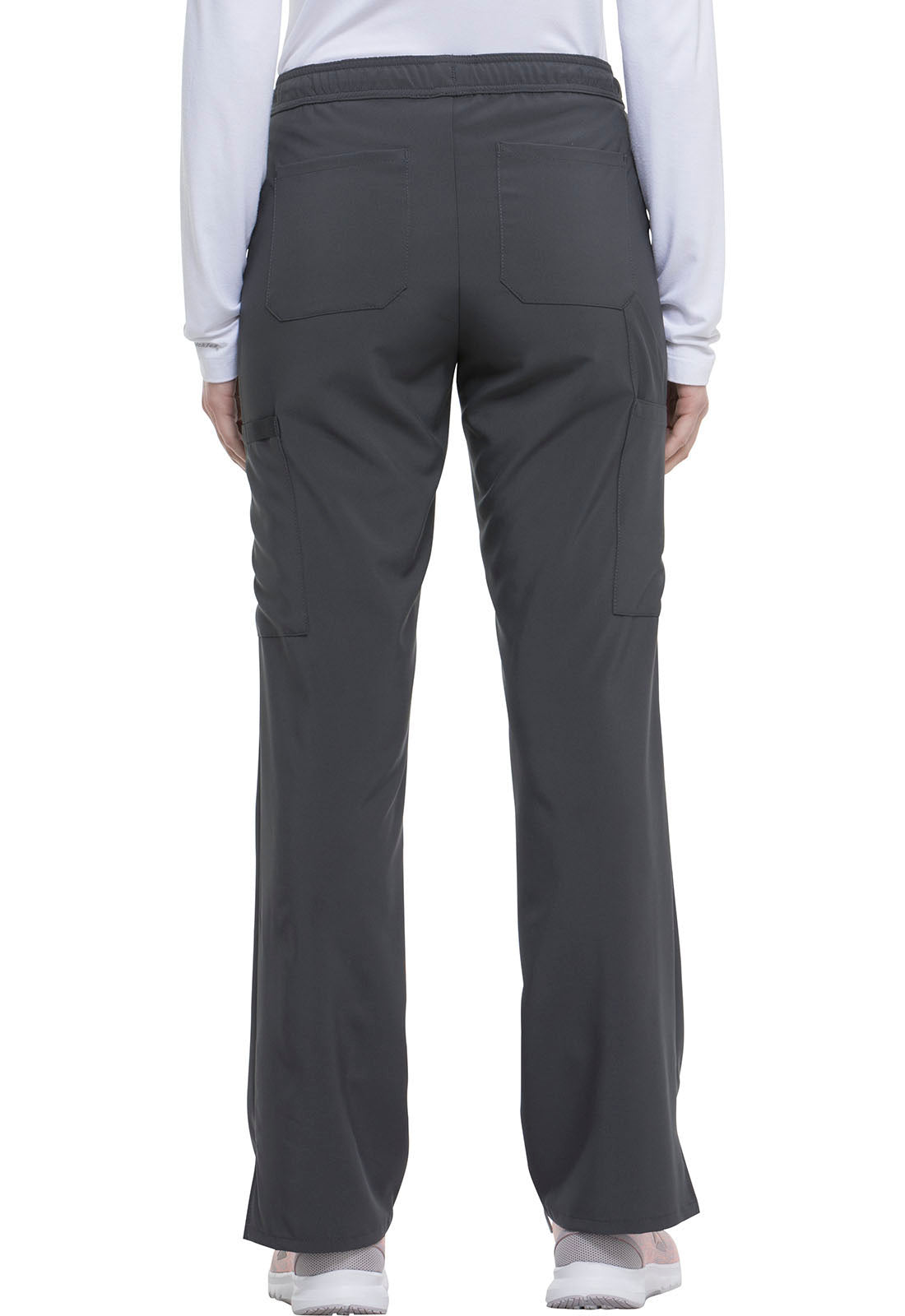 Mid Rise Straight Leg Drawstring Pant