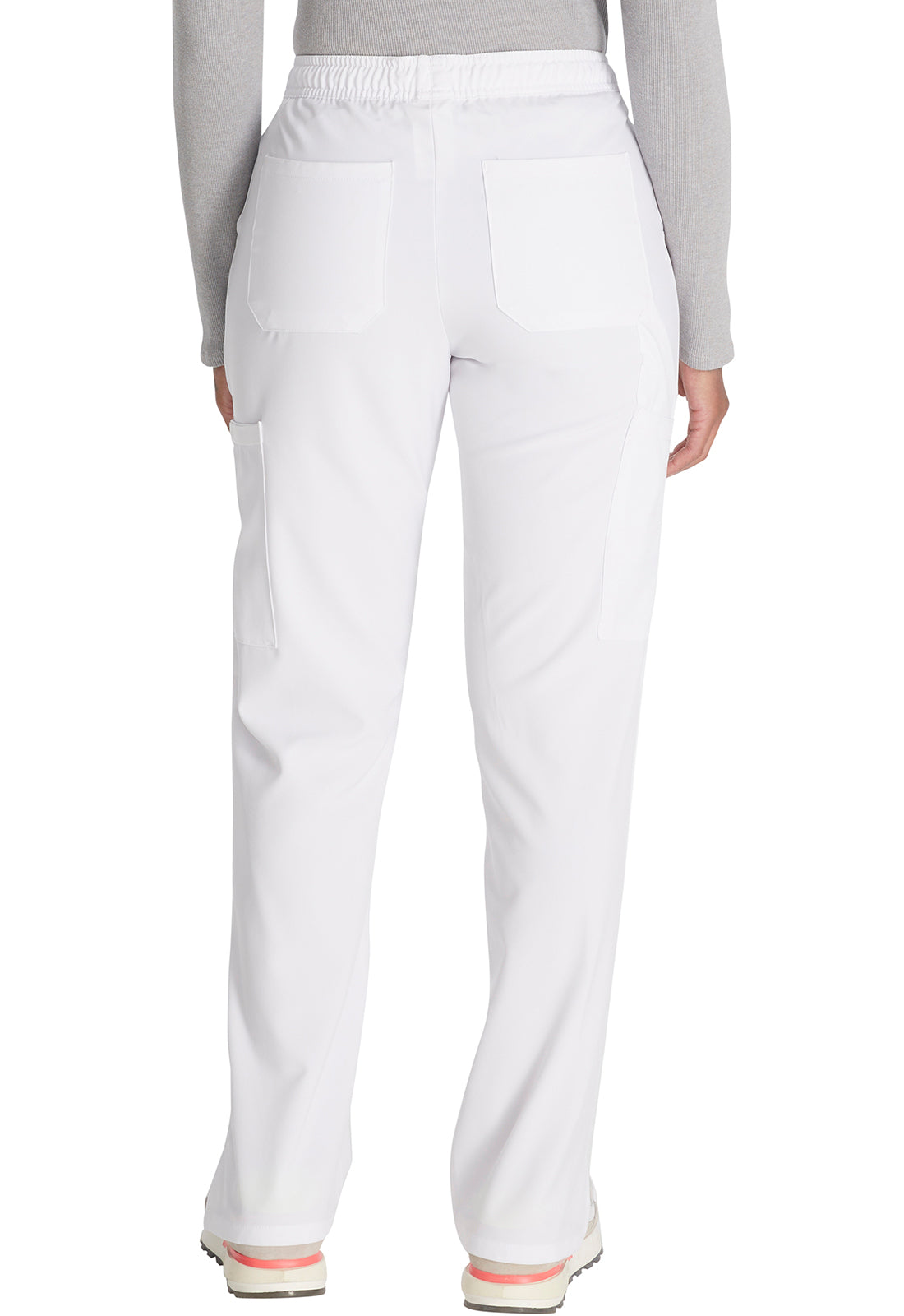 Mid Rise Straight Leg Drawstring Pant