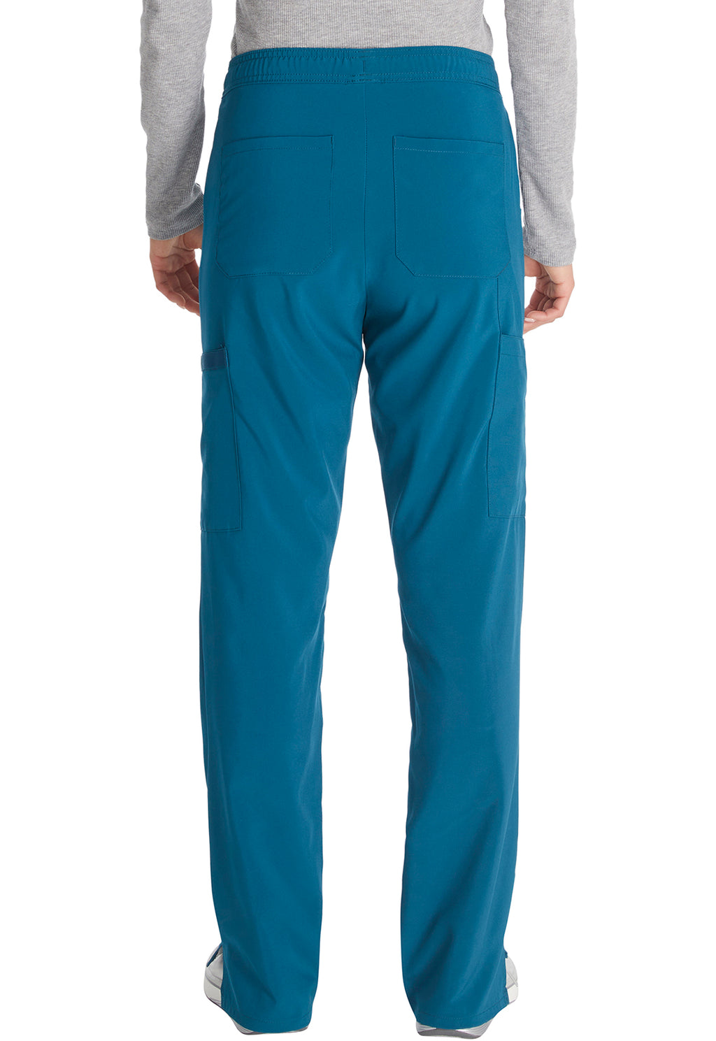Mid Rise Straight Leg Drawstring Pant