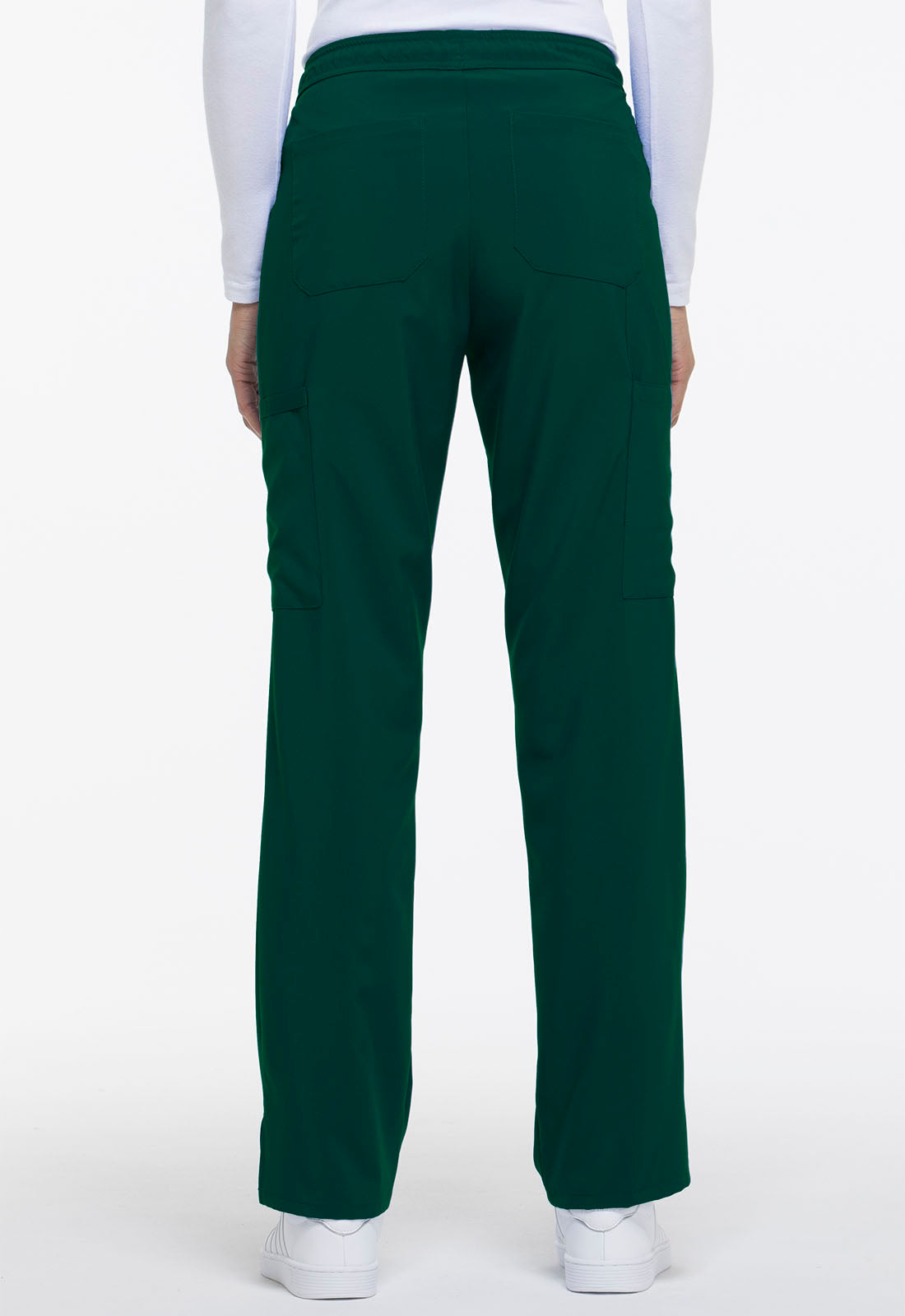 Mid Rise Straight Leg Drawstring Pant