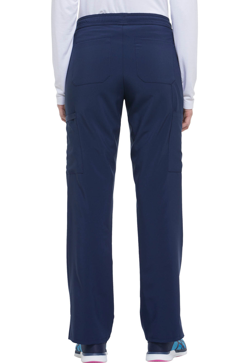 Mid Rise Straight Leg Drawstring Pant