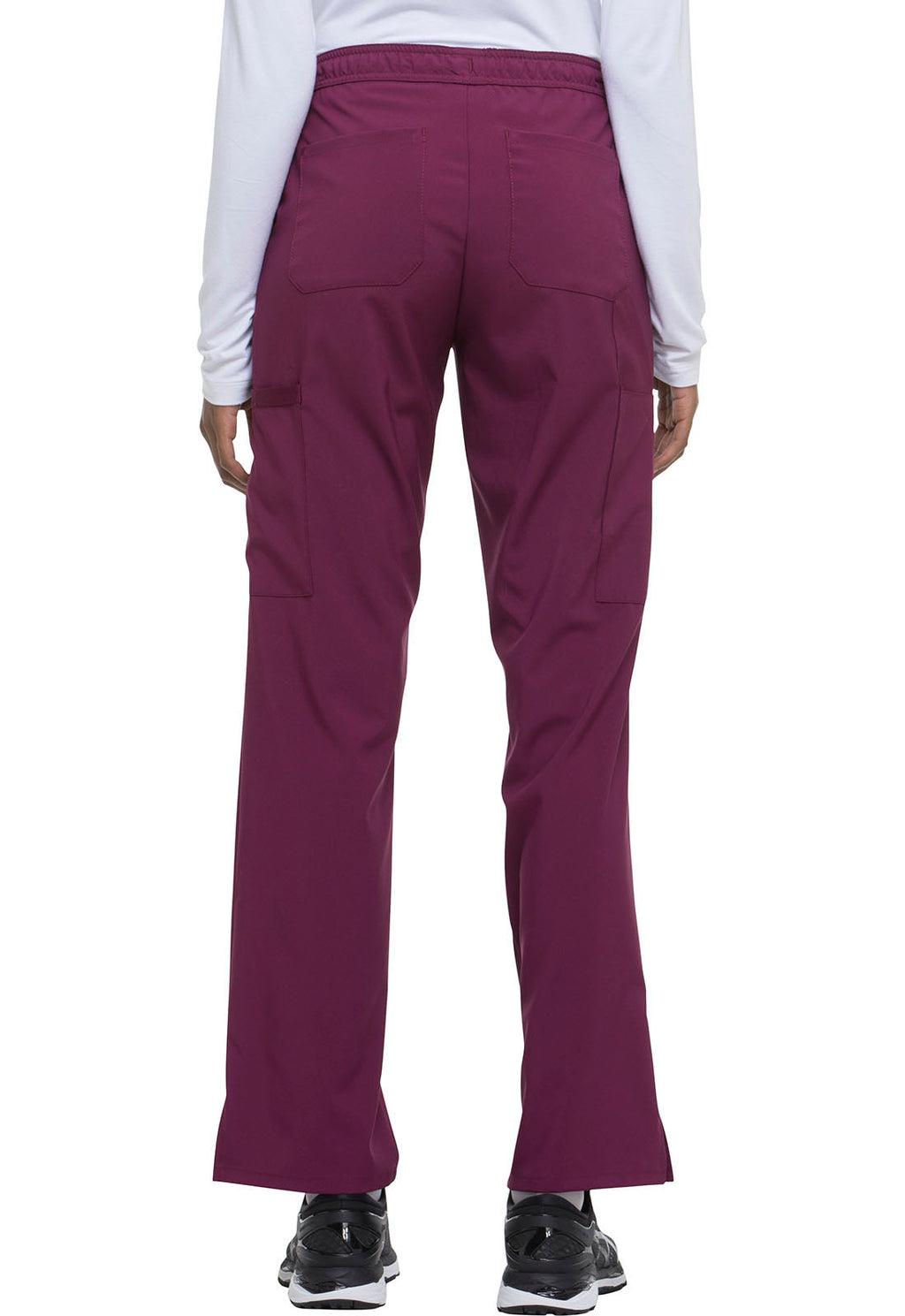 Mid Rise Straight Leg Drawstring Pant