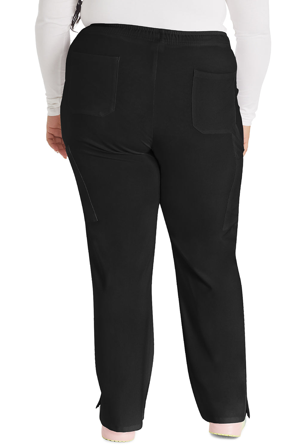 Mid Rise Straight Leg Drawstring Pant