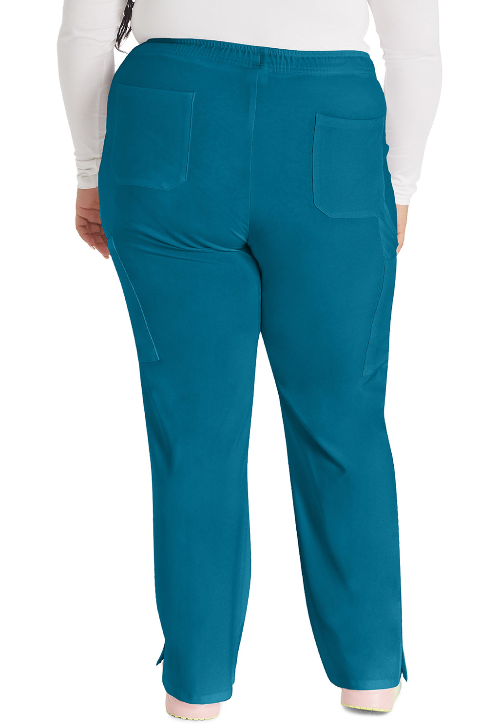 Mid Rise Straight Leg Drawstring Pant