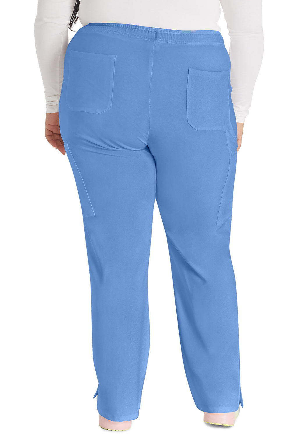 Mid Rise Straight Leg Drawstring Pant