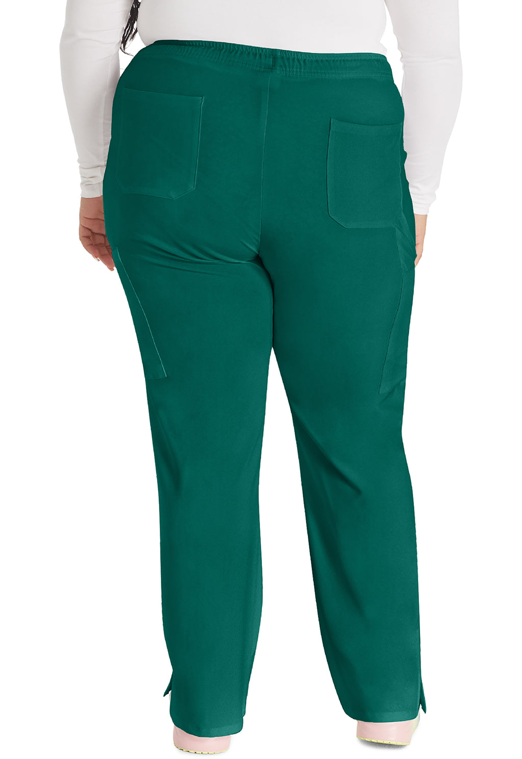 Mid Rise Straight Leg Drawstring Pant