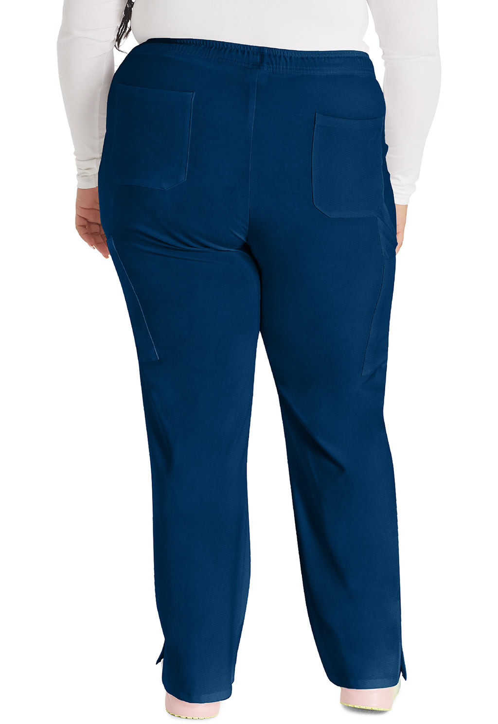 Mid Rise Straight Leg Drawstring Pant