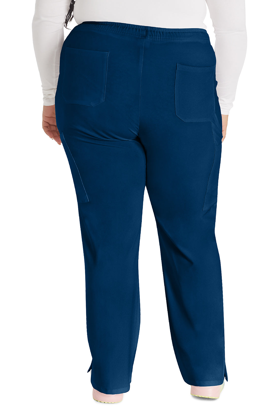 Mid Rise Straight Leg Drawstring Pant