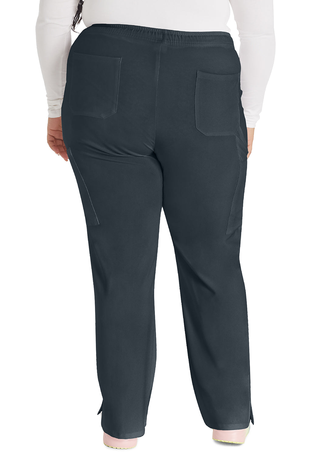 Mid Rise Straight Leg Drawstring Pant