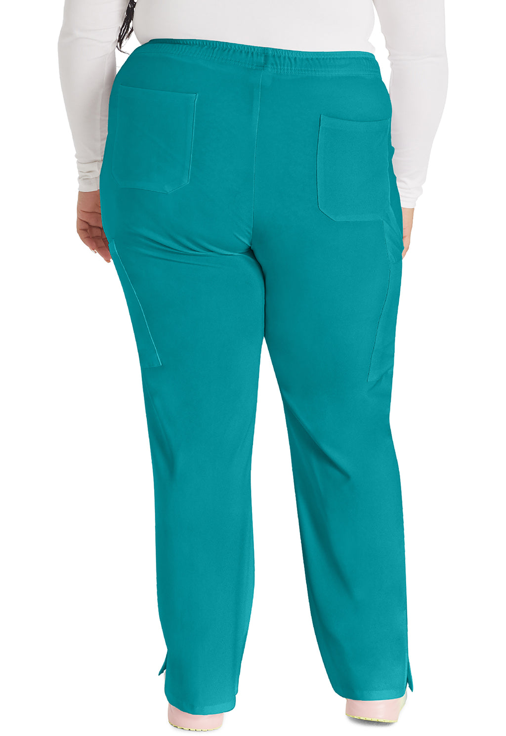 Mid Rise Straight Leg Drawstring Pant