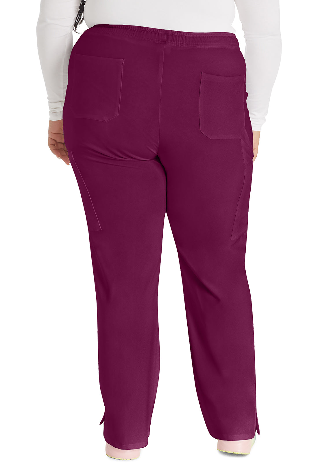 Mid Rise Straight Leg Drawstring Pant