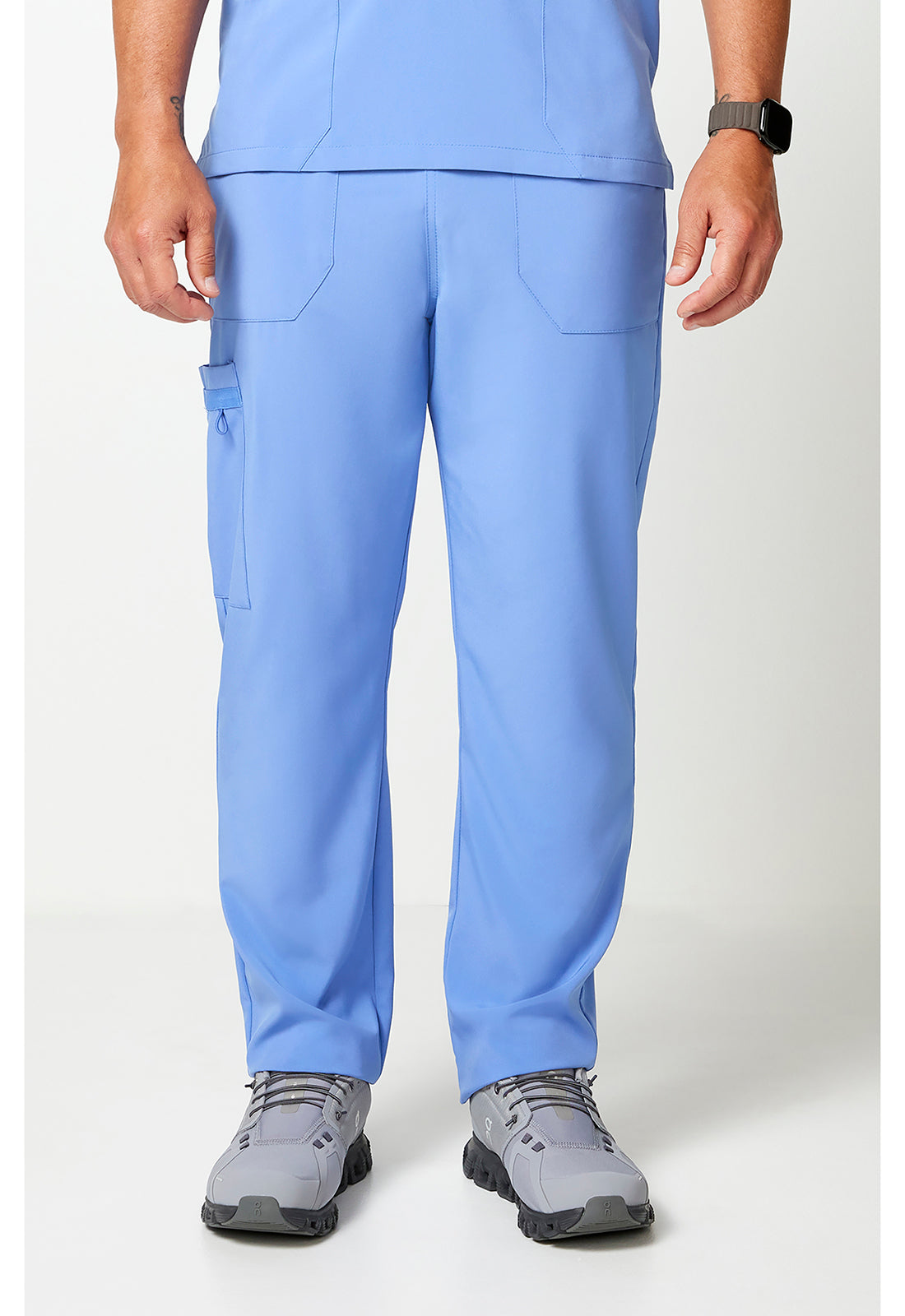 Unisex Natural Rise Tapered Leg Pant