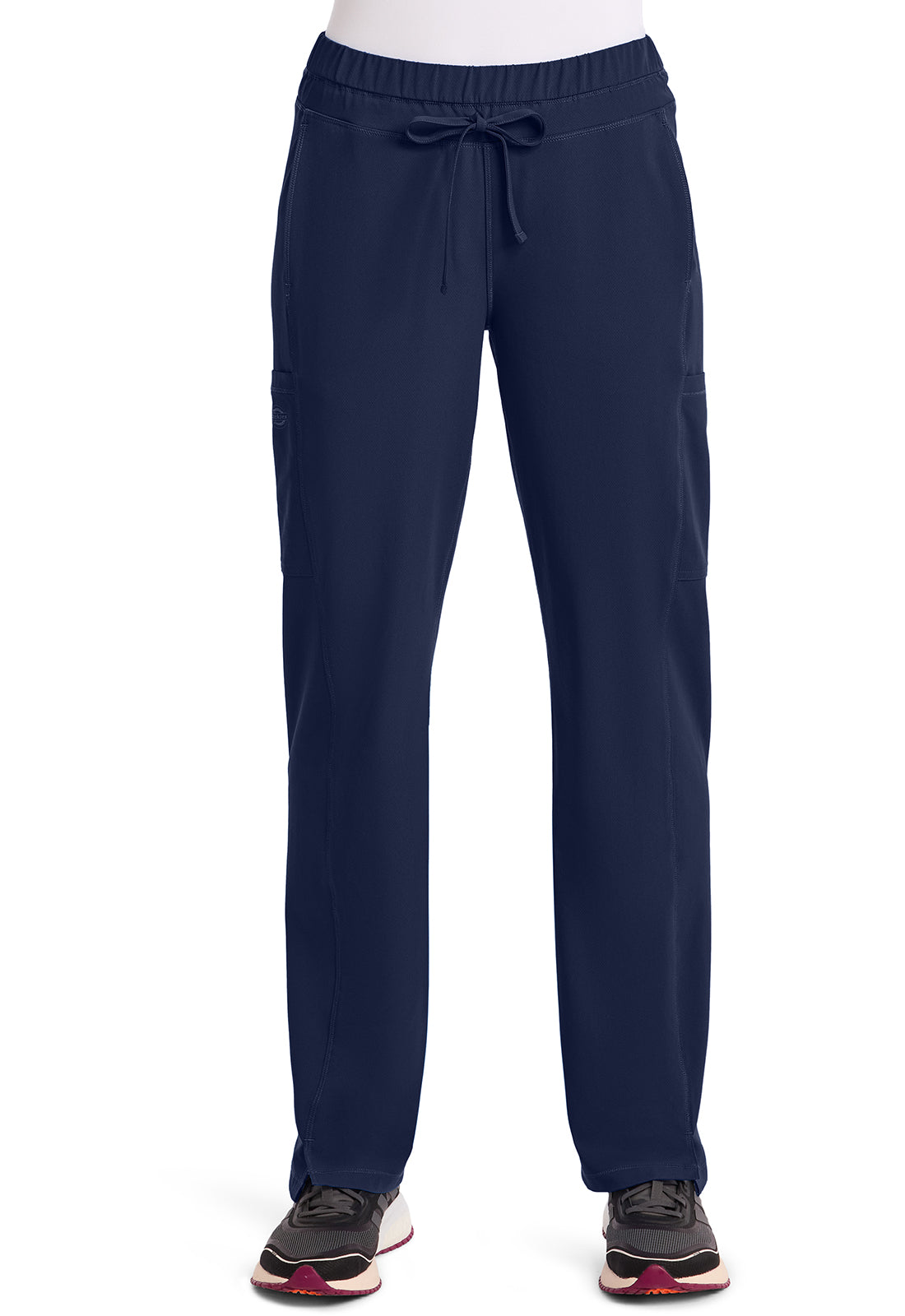 Mid Rise Straight Leg Drawstring Pant