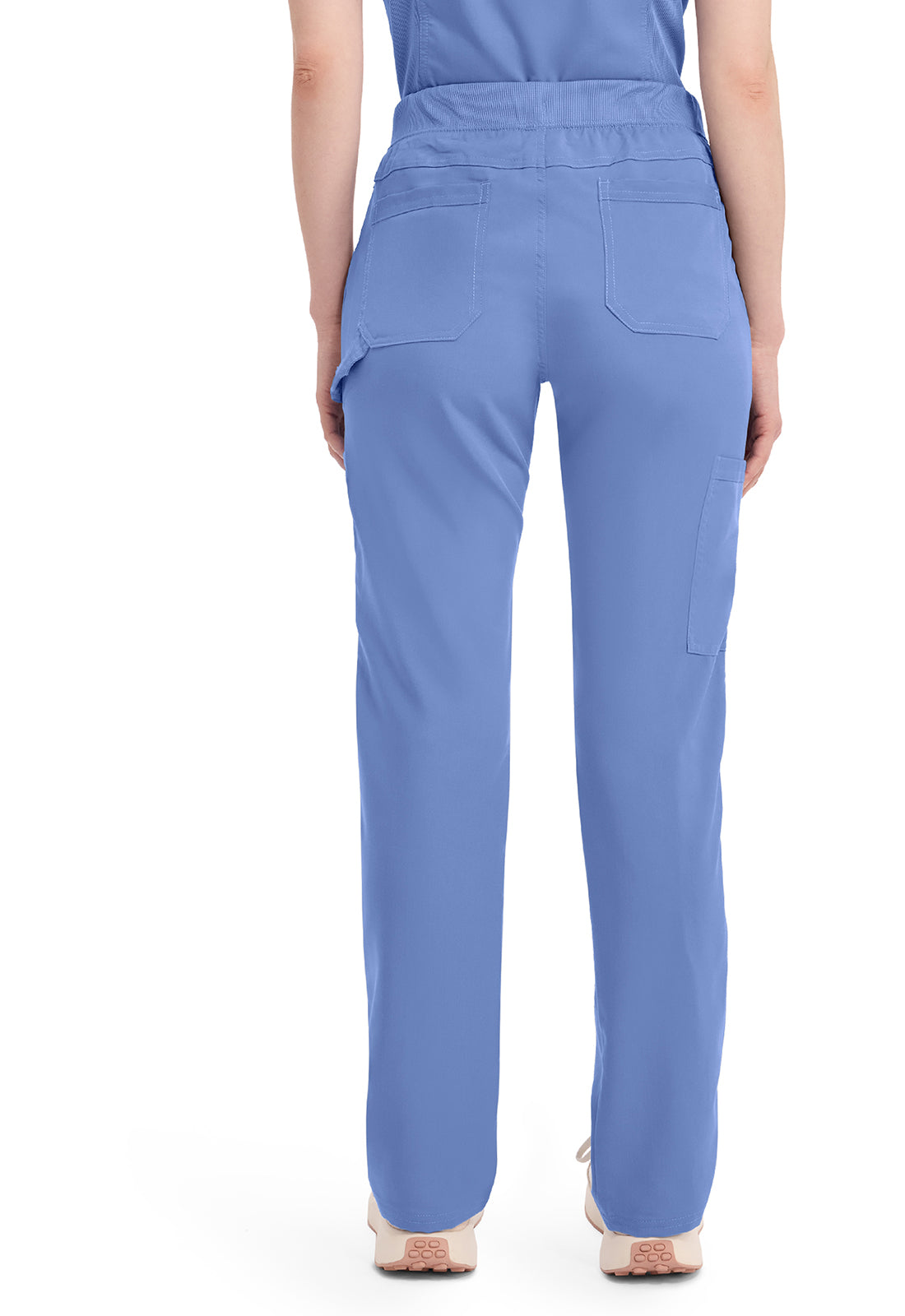 Mid Rise Tapered Leg Pull-on Pant