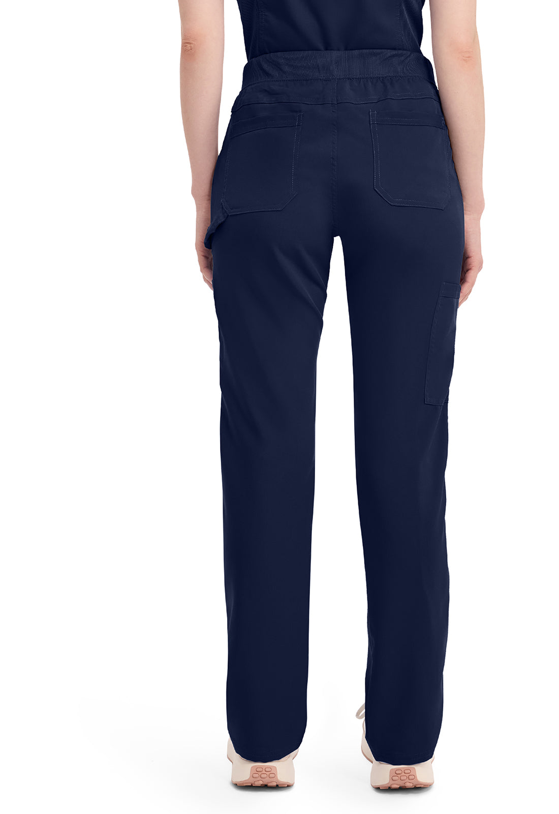 Mid Rise Tapered Leg Pull-on Pant