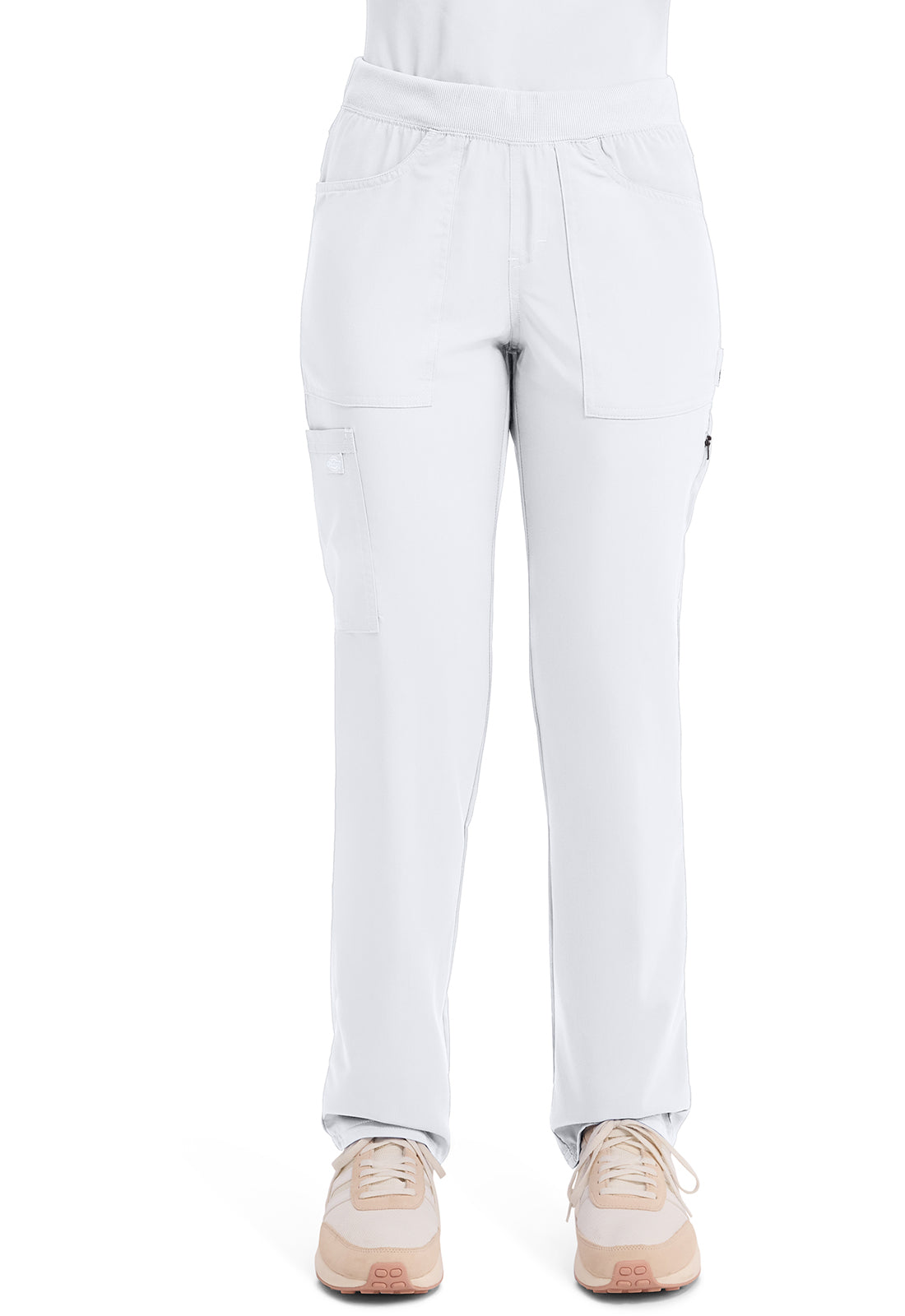 Mid Rise Tapered Leg Pull-on Pant
