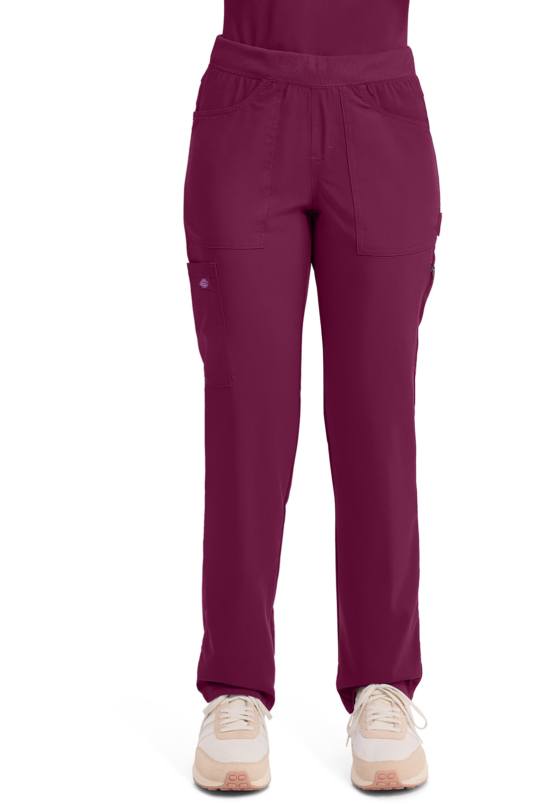 Mid Rise Tapered Leg Pull-on Pant