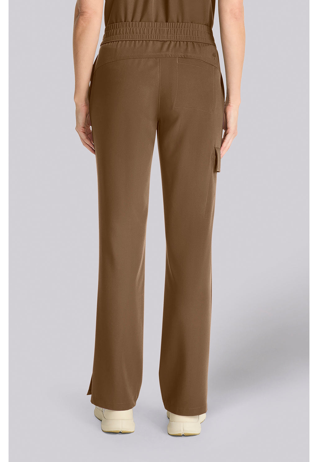Mid Rise Drawstring Straight Leg