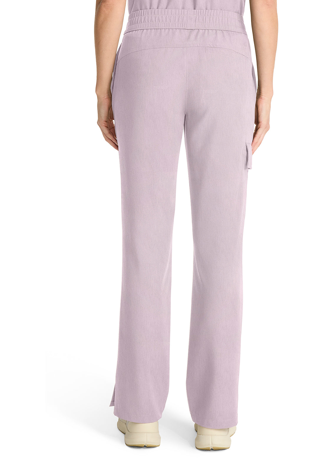 Mid Rise Drawstring Straight Leg